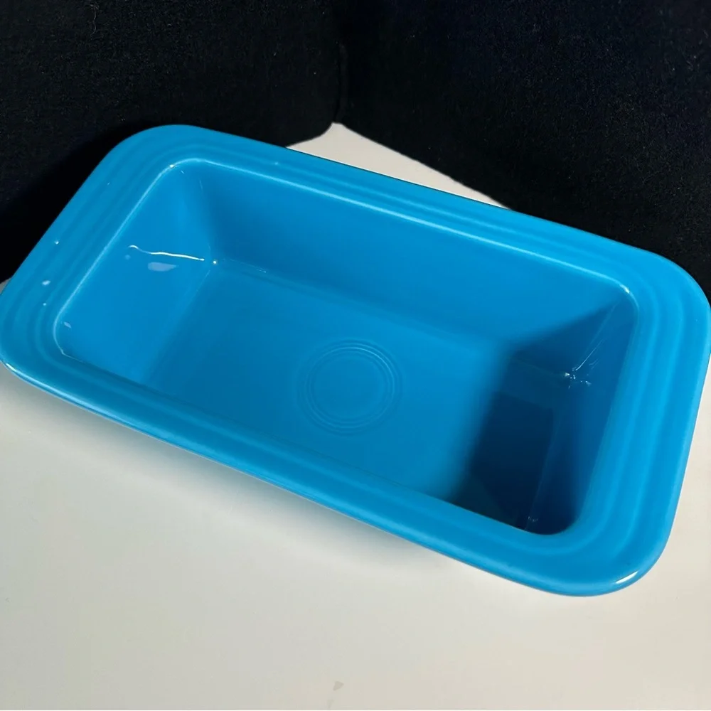 Fiesta Peacock Loaf Pan or Rectangular Pan-Peacock is Discontinued-Rare Find